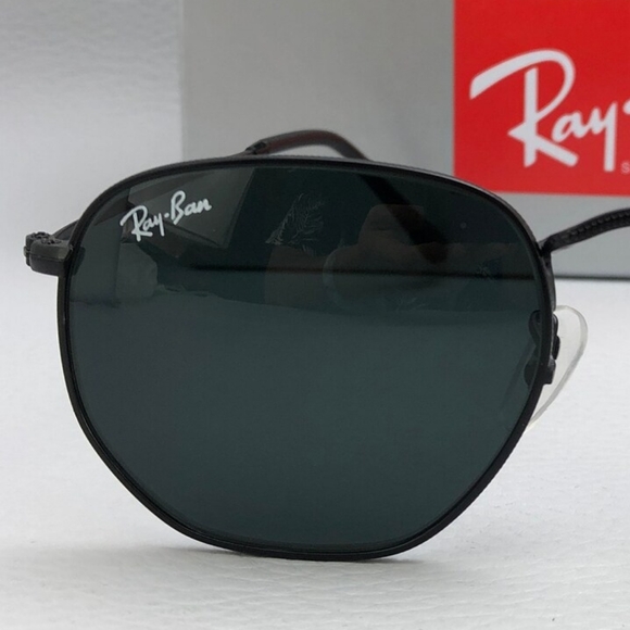 LIKE NEW RayBan Hexagonal RB3548 Black Ray ban Sunglasses - Picture 7 of 13